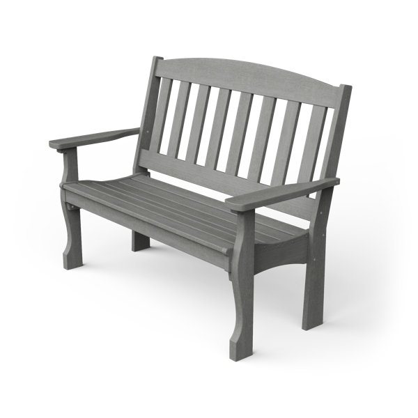 August Grove® Leeroy Plastic Garden Bench & Reviews | Wayfair.ca